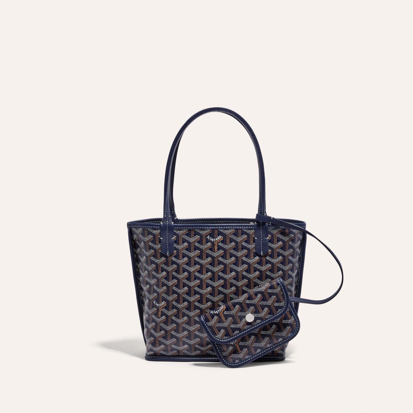 Goyard Anjou Mini Bag Navy Blue - Image 2